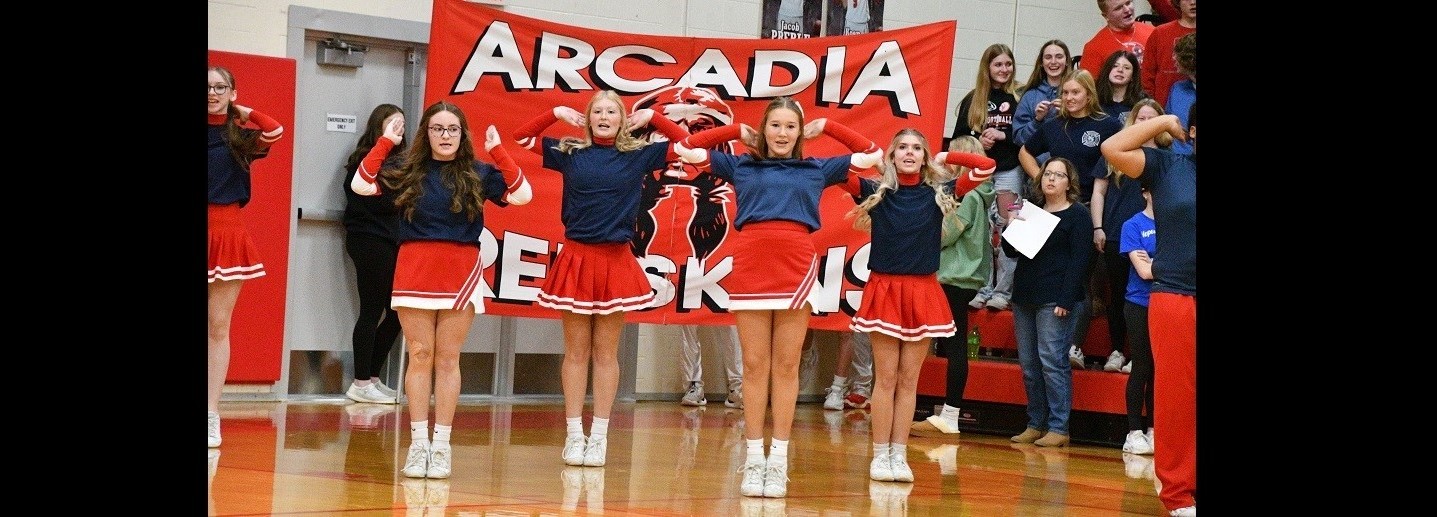 Arcadia High School Basketball Cheerleaders