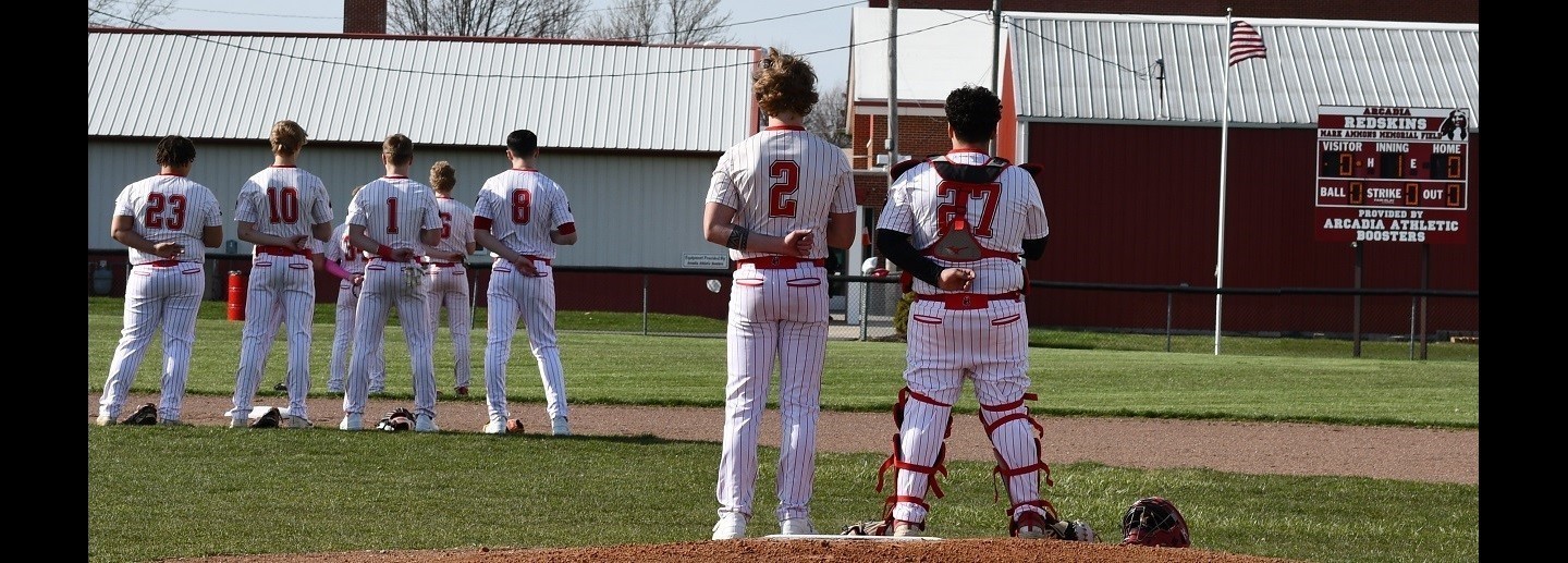 Opening Day of 2024 Arcadia Redskins Baseball