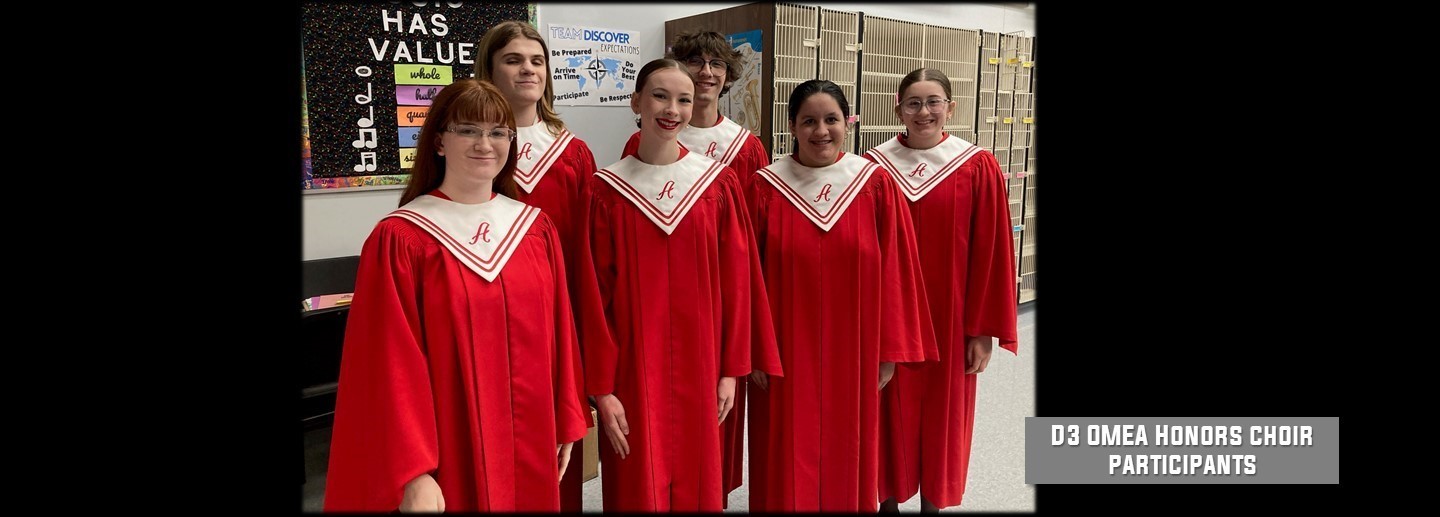 D3 OMEA Honors Choir Participants