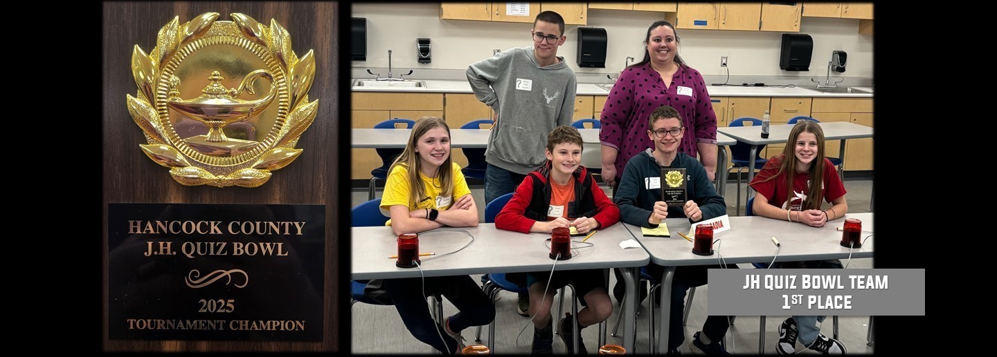 JH Quiz Bowl Team 1st Place