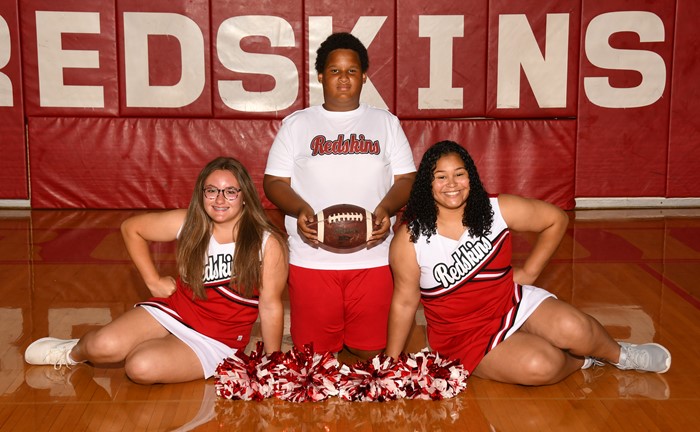 2022 Arcadia Redskins Middle School Football Cheerleaders