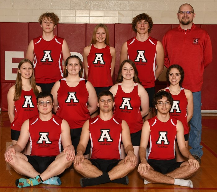 2022-23 Arcadia Redskins Varsity Track Team Photo