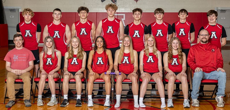 2023-24 Arcadia Redskins Varsity Track Team Photo