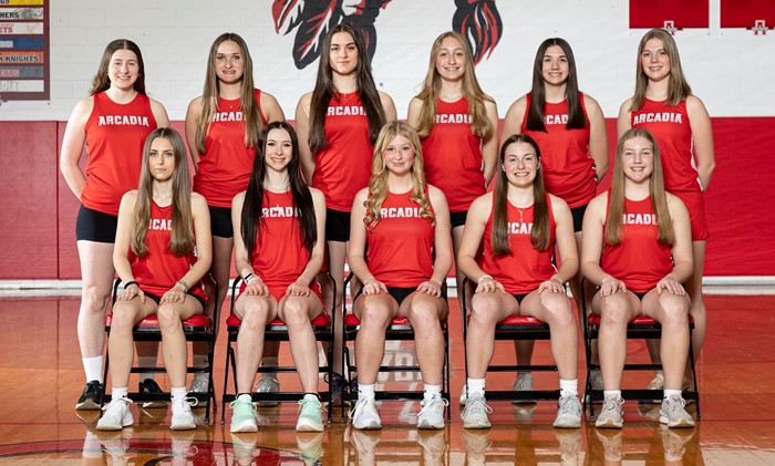 2024-25 Arcadia Redskins Girls HS Track Team Photo